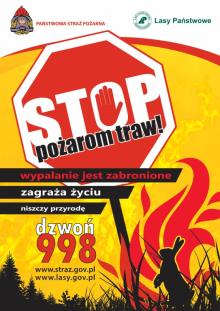 STOP wypalaniu traw